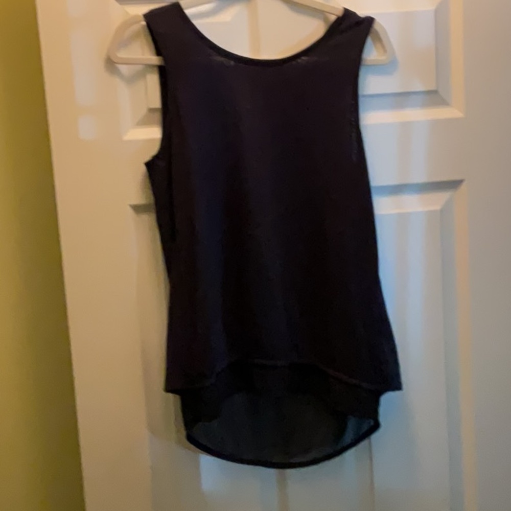 GAP sleeveless navy blue swing tank XS